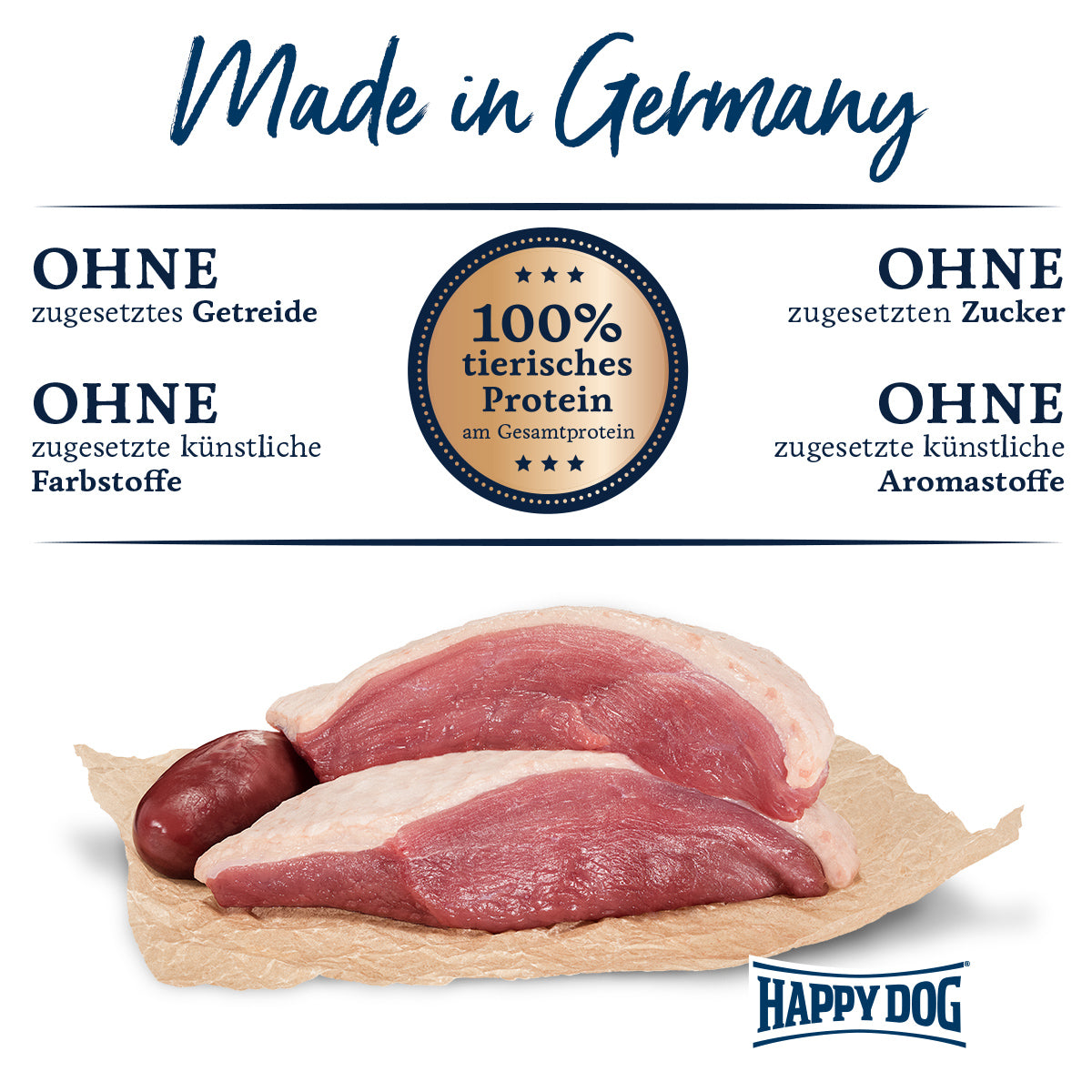 Happy Dog Sensible Pure France Ente Pur 200 g