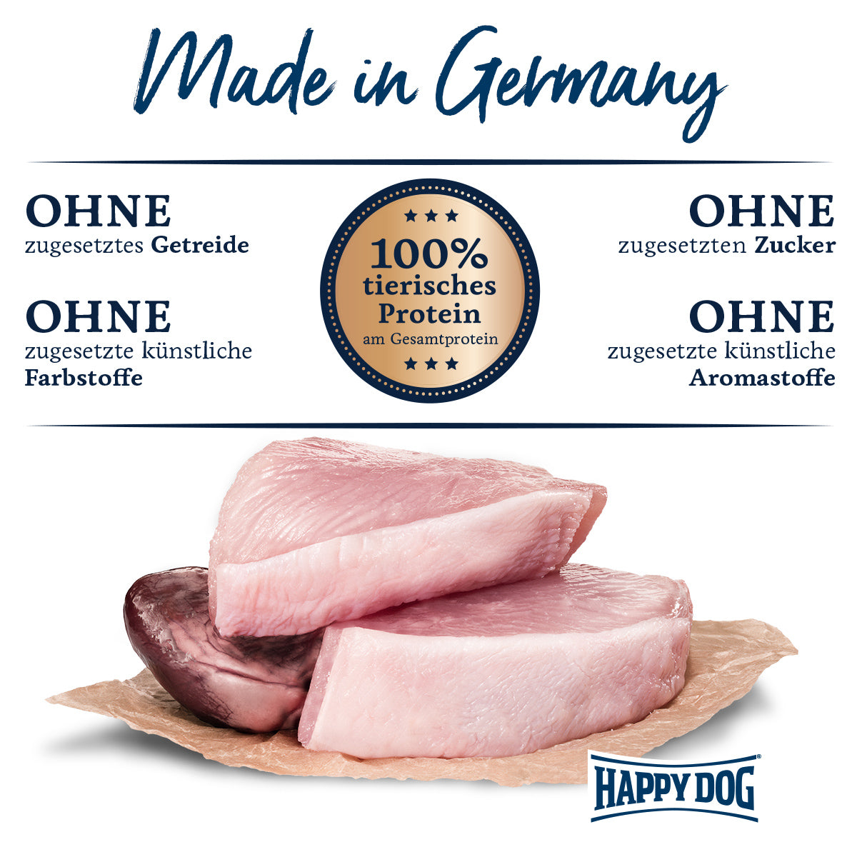 Happy Dog Sensible Pure Texas Truthahn Pur 200 g