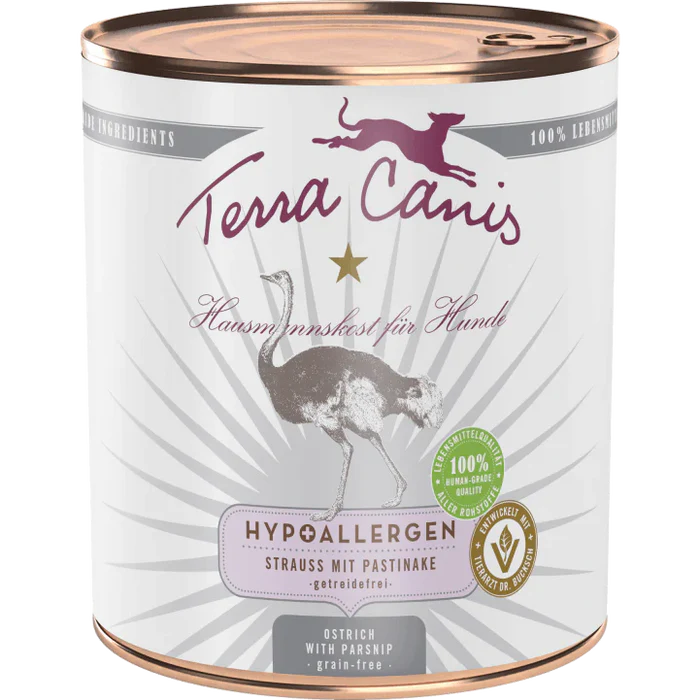 Terra Canis Hypoallergen Strauß mit Pastinake 800 g