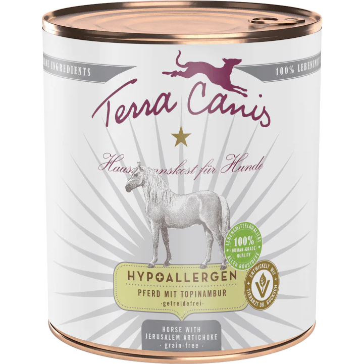 Terra Canis Hypoallergen Pferd mit Topinambur 800 g