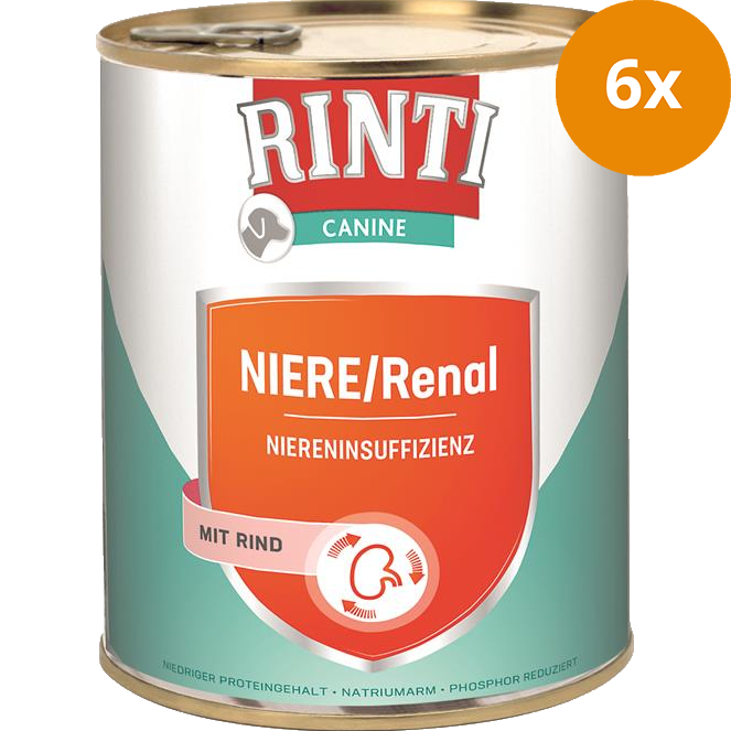 Rinti Canine Niere / Renal Rind 800 g