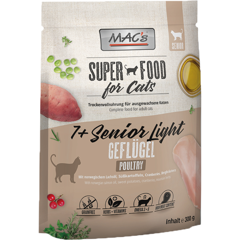 Cat Superfood - 7+ Senior Light - 300 g