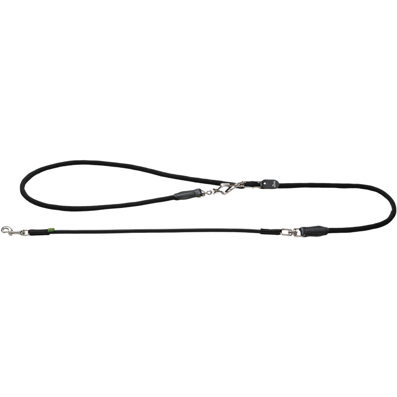 Fahrrad- & Joggingleine - 170 x 1,0 cm - schwarz