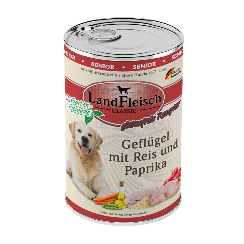 Dog Classic Senior - 400 g - Geflügel & Paprika