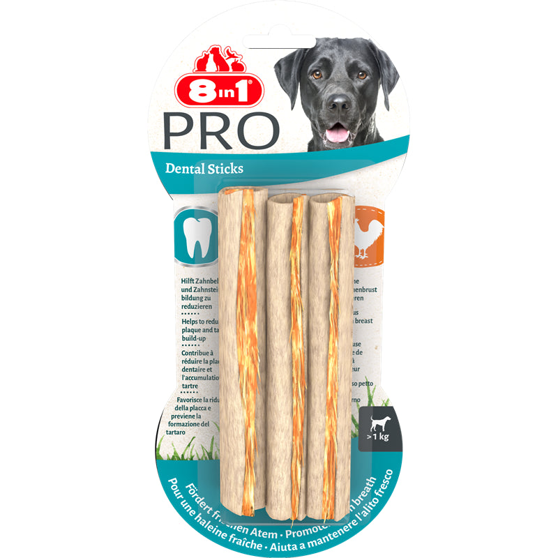 8in1 Delights Kausticks Pro Dental Chicken 3 Stück