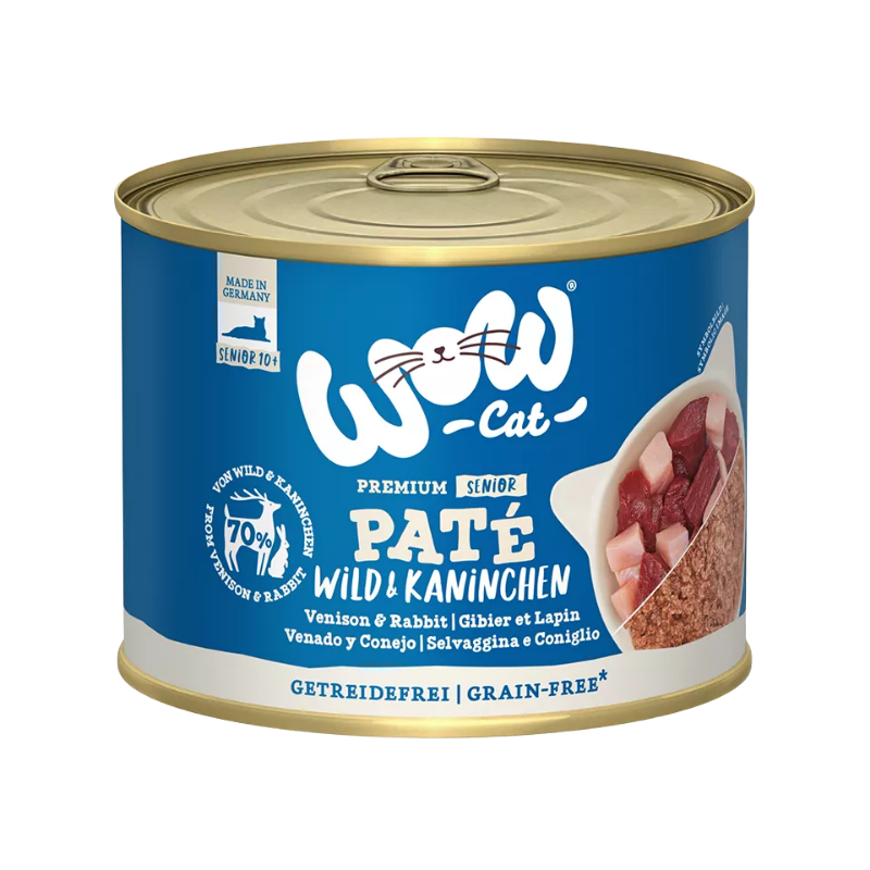 Wow Cat Dose Senior Wild & Kaninchen 200g