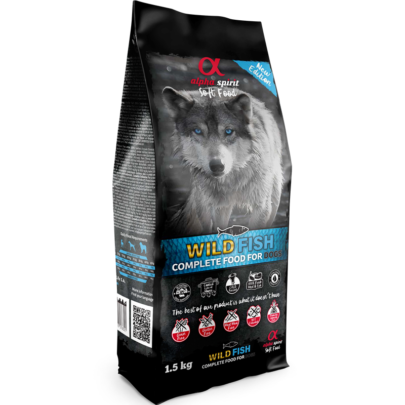 alpha spirit Semi-Moist Complete Wild Fish
