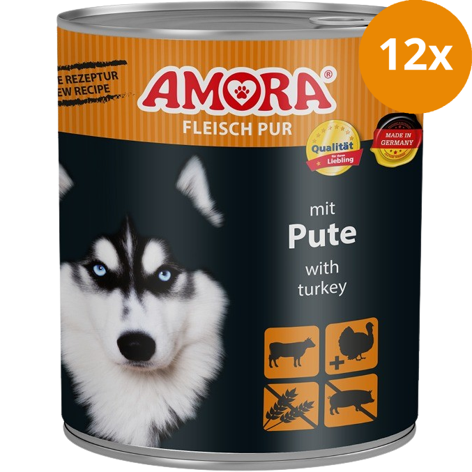 AMORA Fleisch pur Pute 800 g