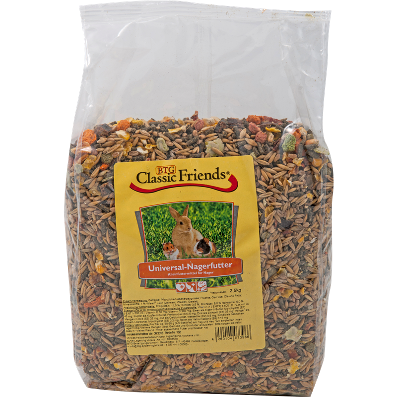 BTG Classic Friends Nagerfutter 5000 g