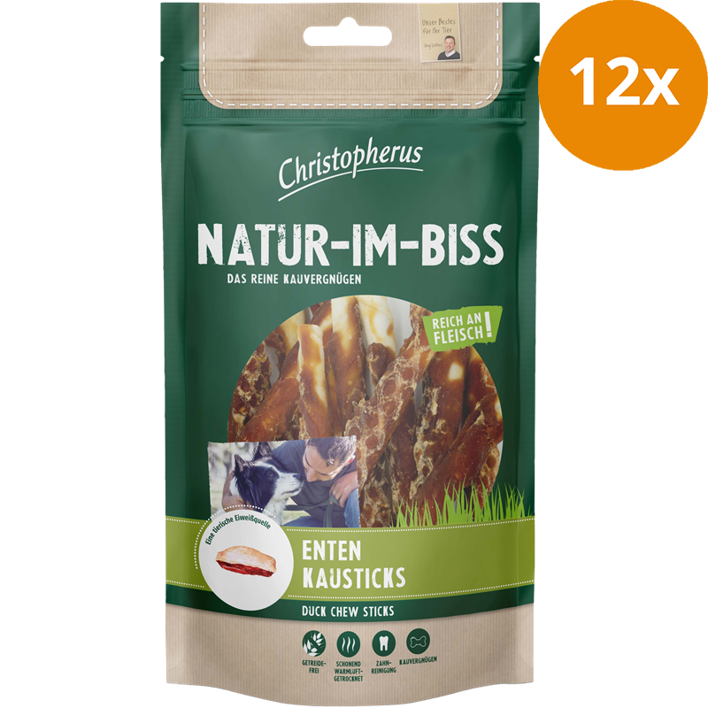 Christopherus Natur-Im-Biss Enten Kausticks 70 g