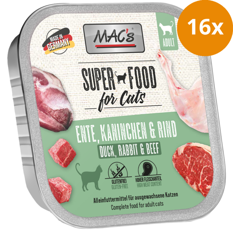 MACs Cat Ente, Kaninchen & Rind 100 g