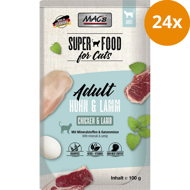 MAC's Cat Pouch Huhn & Lamm 100 g