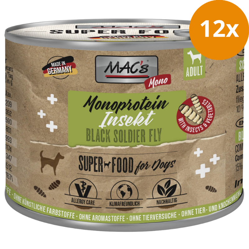 MAC's Dog Mono Insekten 180 g