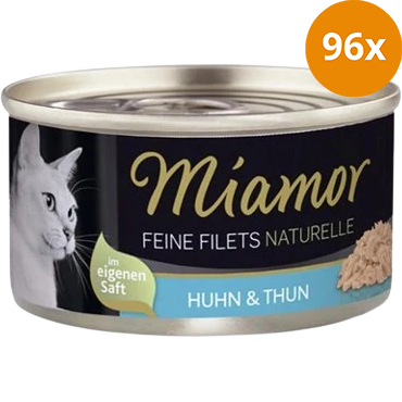 Miamor Feine Filets Naturelle Huhn & Thunfisch 80 g