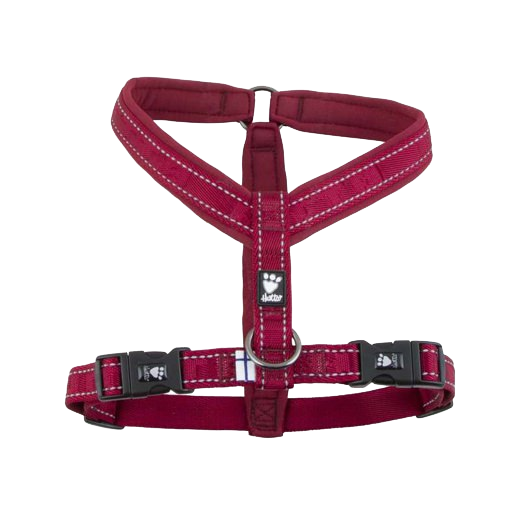 Hurtta Casual Y-Hundegeschirr weinrot - 3XS (28 – 35 cm)