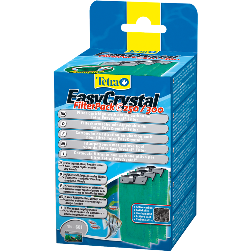 Tetra EasyCrystal Filter Pack C 250 / 300 mit Aktivkohle