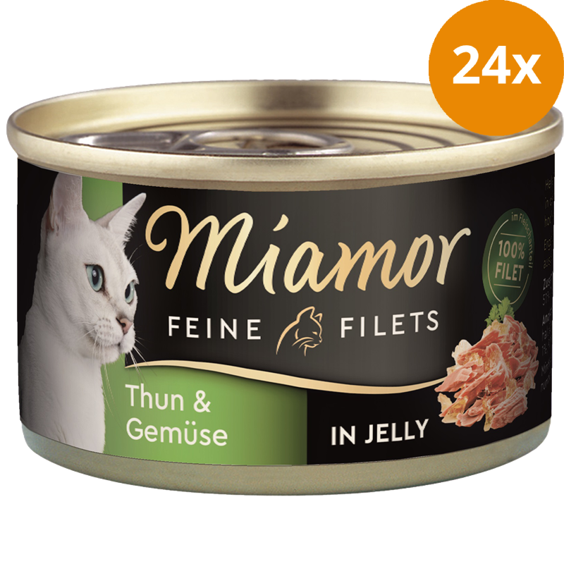 Miamor Feine Filets in Jelly Thunfisch & Gemüse 100 g