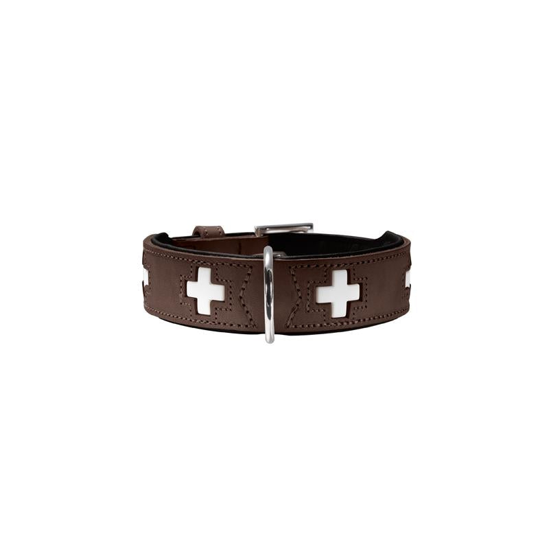 Hunter Halsband Swiss 47 braun 38 - 43,5cm/30mm