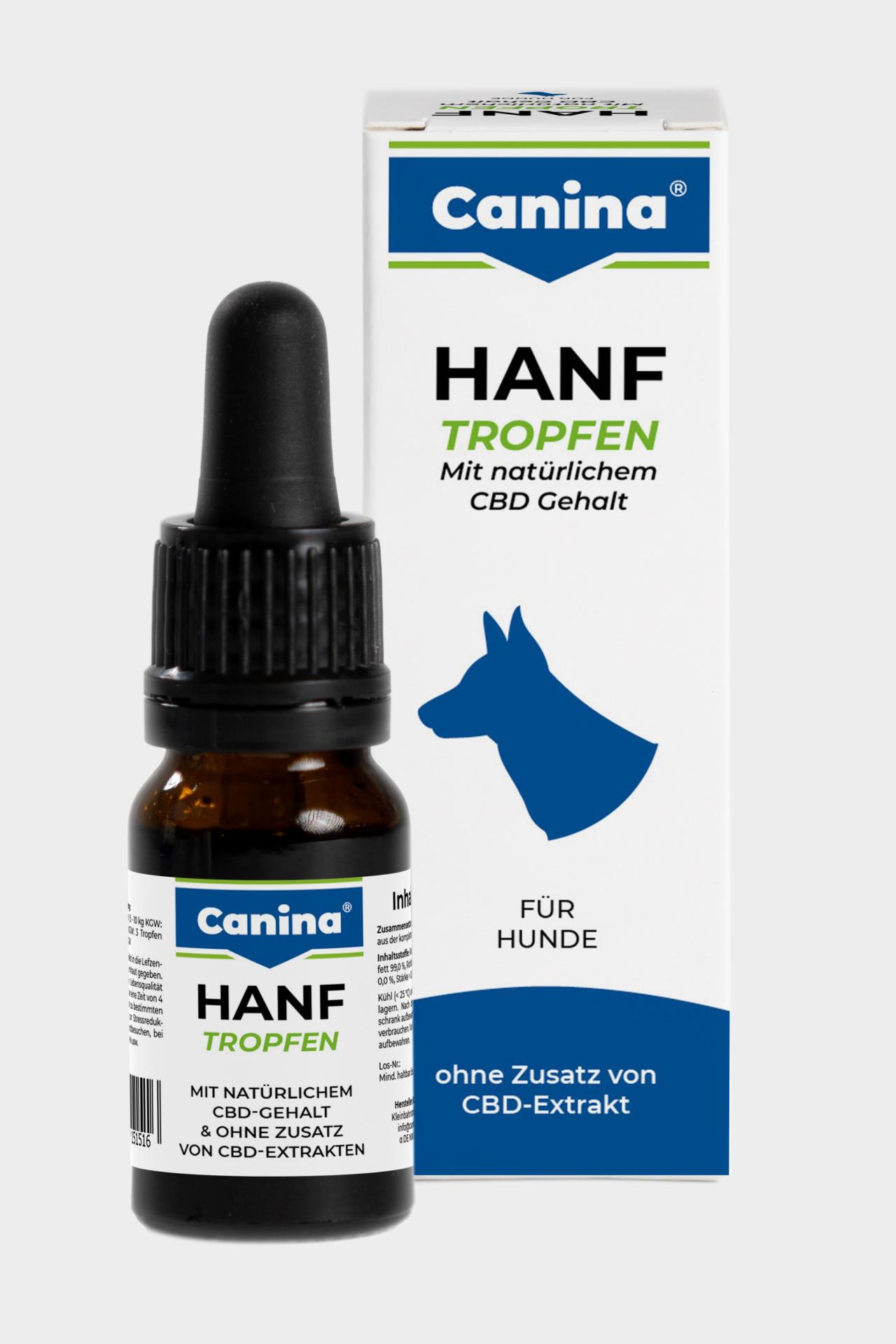 Canina Hanf Tropfen mit natürlichem CBD Gehalt 10ml