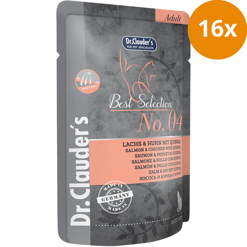 Dr.Clauder's Best Selection No. 4 Lachs & Huhn mit Quinoa 85 g