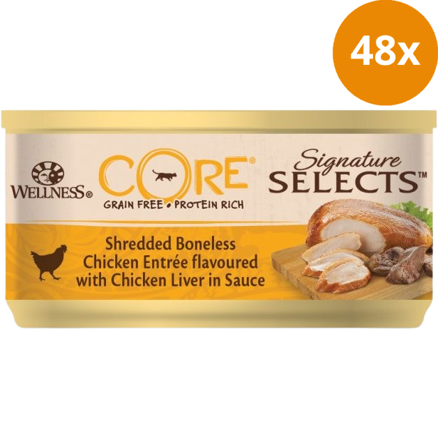 Wellness CORE Shredded Huhn & Leber 79 g