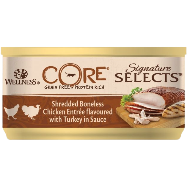 Wellness CORE Shredded Huhn & Truthahn 79 g