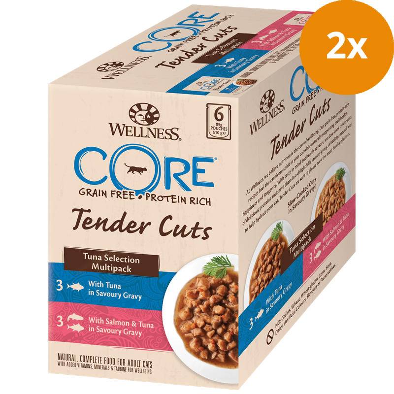 Wellness CORE Tender Cuts Multipack Thunfisch Selection 510 g