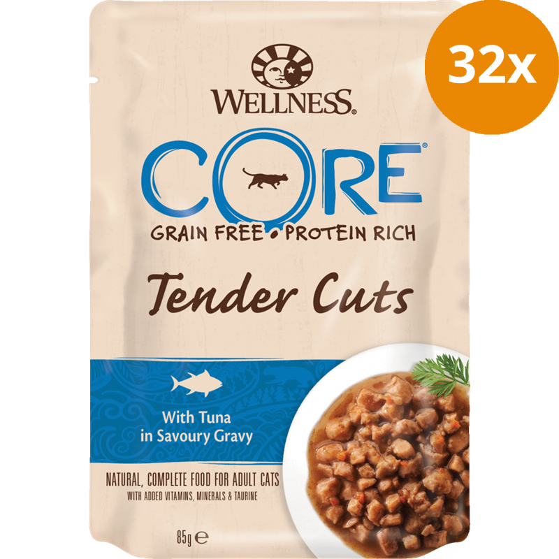 Wellness CORE Tender Cuts Thunfisch in Sauce 85 g