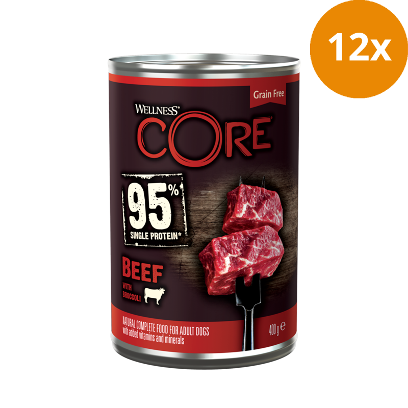 Wellness CORE Rind & Brokkoli 400 g