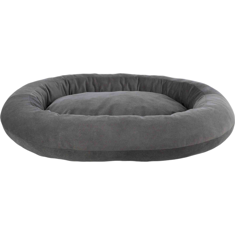 Bett Talia, oval dunkelgrau - 100 × 85 cm