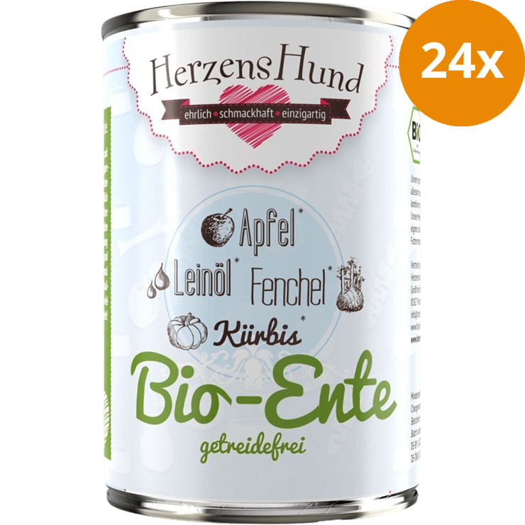 HerzensHund Bio Ente 400 g