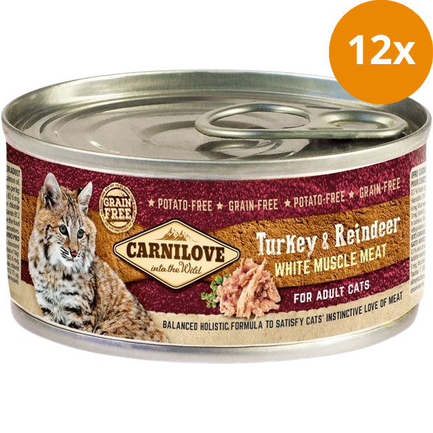 Carnilove Cat Dose Adult Turkey & Reindeer 100 g