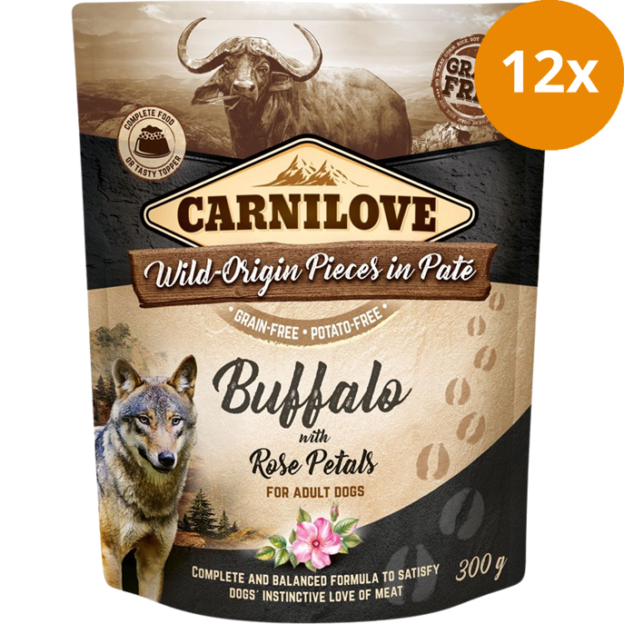 Carnilove PB Paté Büffel & Rosenblätter 300 g