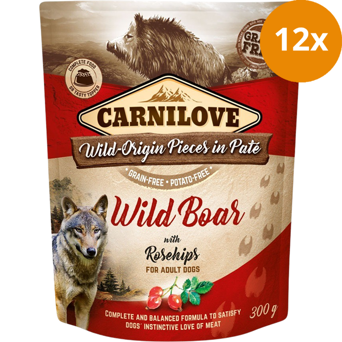 Carnilove PB Paté Wildschwein & Hagebutte 300 g