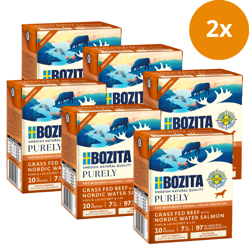 Bozita Purely Paté mit Lachs 370 g Tetra