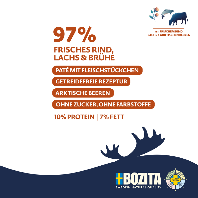 Bozita Purely Paté mit Lachs 370 g Tetra