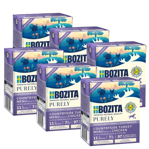 Bozita Purely Puppy & Junior Paté mit Pute 370 g Tetra