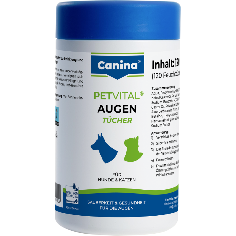 Canina Petvital Augentücher