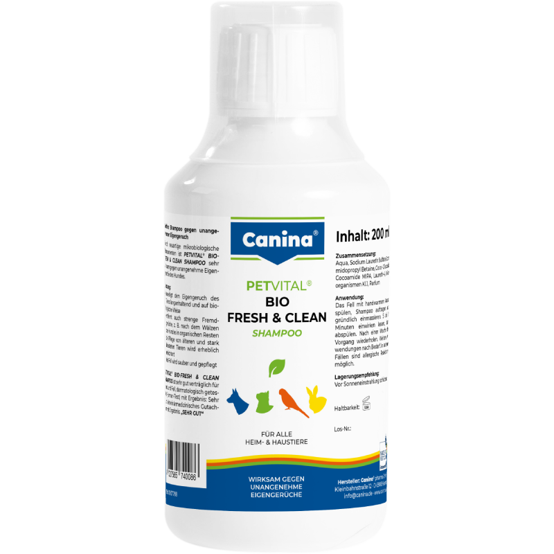 Canina Petvital Bio Fresh & Clean Shampoo