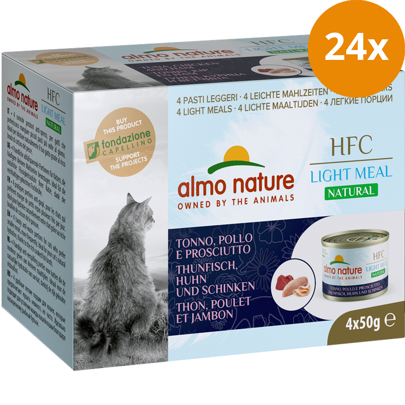 Almo Nature Dose MP Light Meal Thunfisch, Huhn, Schinken 200 g