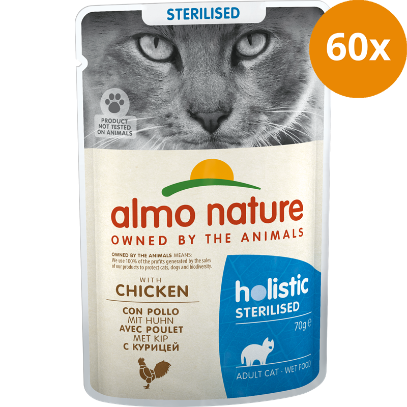 Almo Nature P.B. Holistic Sterilised mit Huhn 70 g