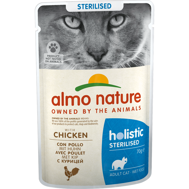 Almo Nature P.B. Holistic Sterilised mit Huhn 70 g