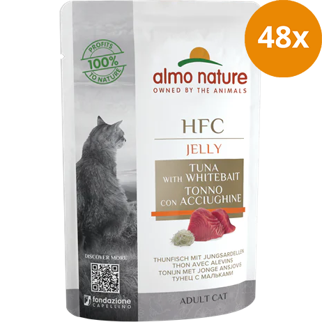 Almo Nature P.B. Natural Jelly Thunfisch & Jungsardellen 55 g