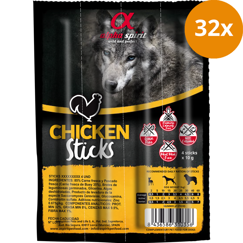 alpha spirit Ristra Stick Huhn 40 g