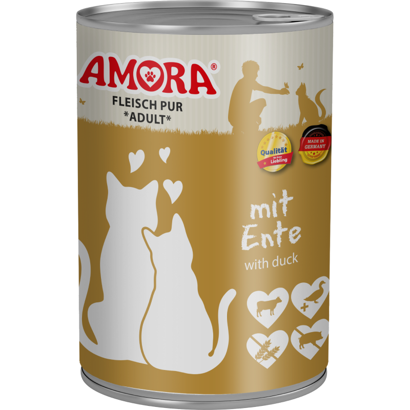 AMORA Fleisch Pur Ente 400 g