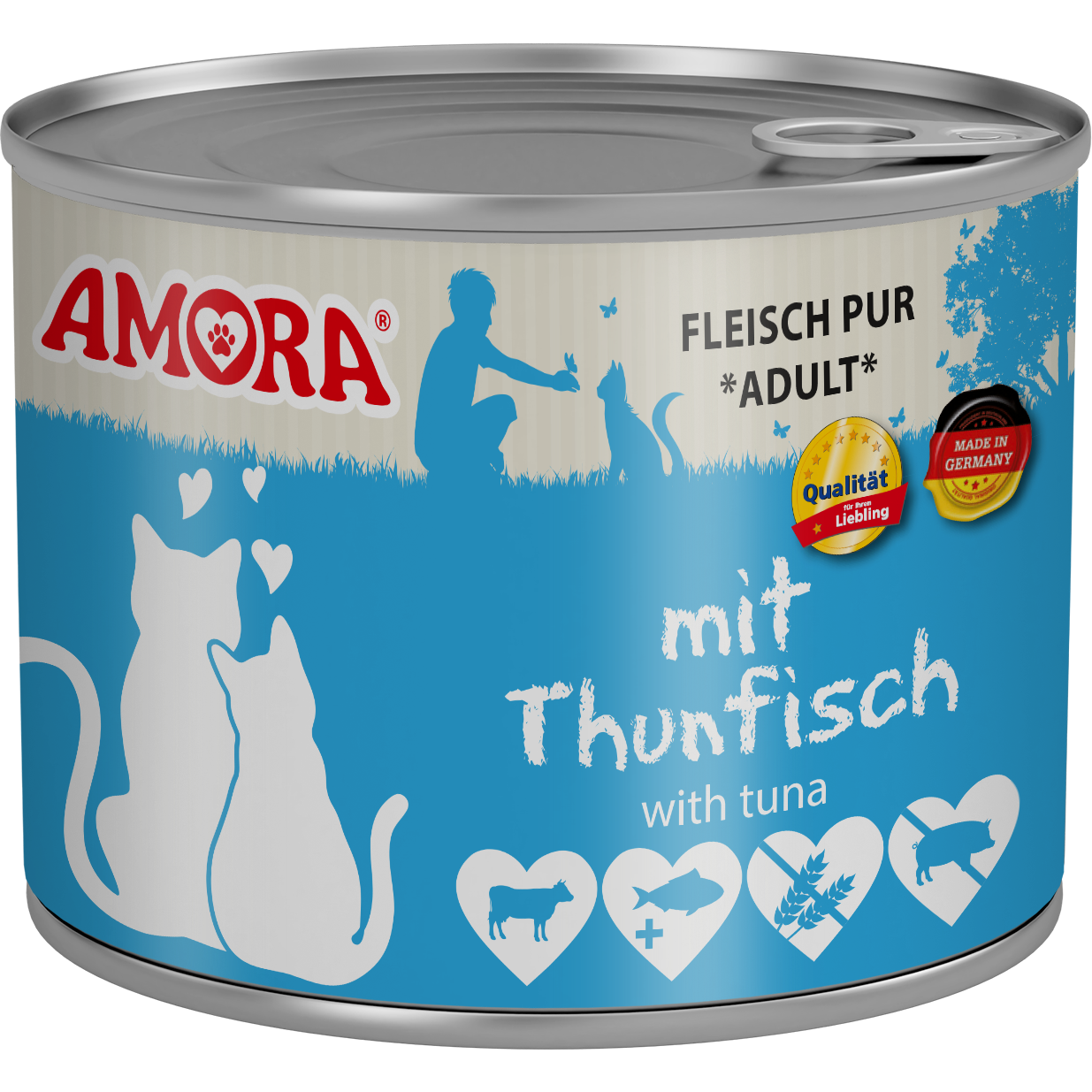 AMORA Fleisch Pur Adult Thunfisch 200 g