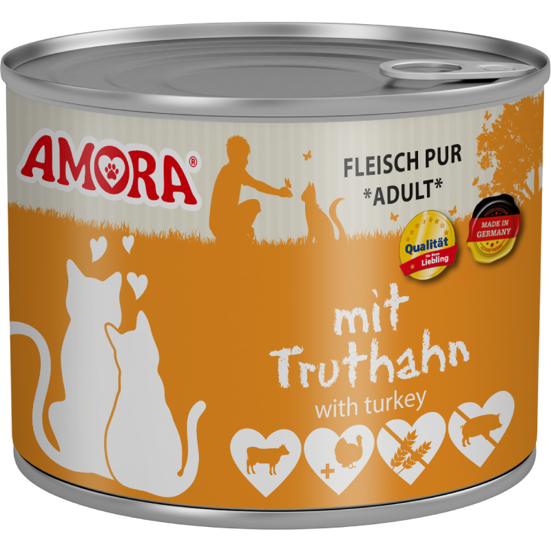 AMORA Fleisch Pur Adult Truthahn 200 g