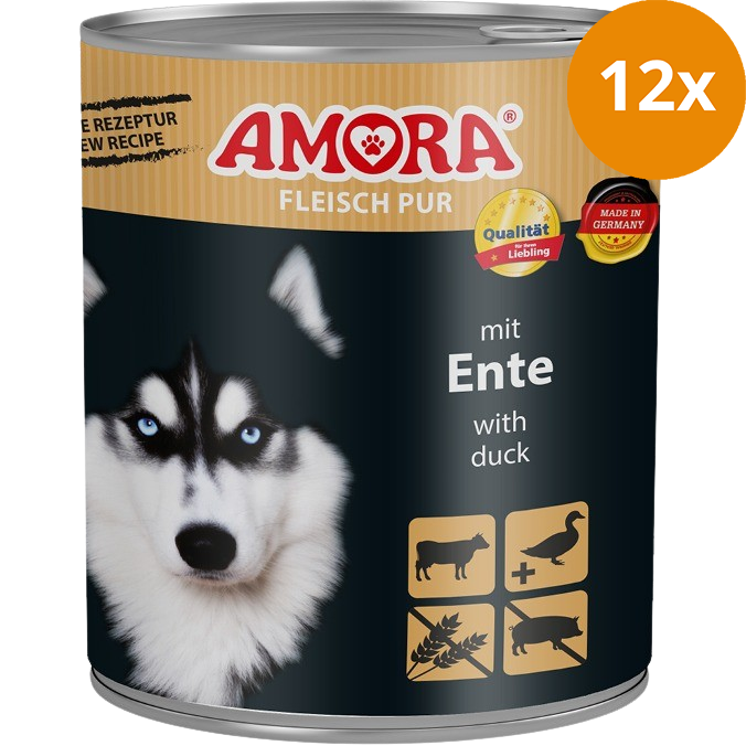 AMORA Fleisch Pur Ente 800 g