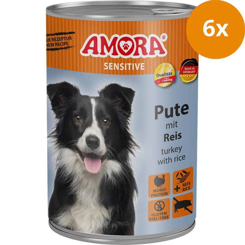 AMORA Sensitive Pute & Reis 400 g