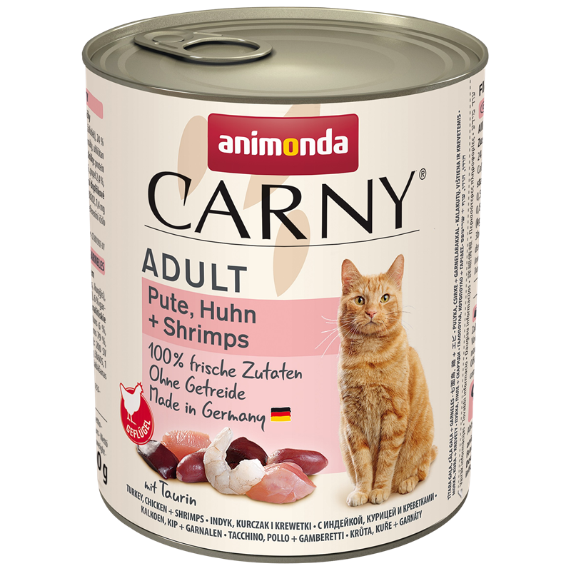 animonda Carny Adult Pute, Huhn & Shrimps 800 g